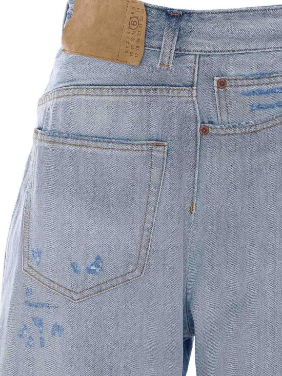 26SS MM6 메종마르지엘라 데님 팬츠 S52LA0243M30055962 Blue - MM6 MAISON MARGIELA