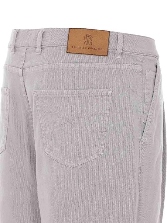 26SS 브루넬로 쿠치넬리 스트레이트 팬츠 M277PK2310C7500 Beige - BRUNELLO CUCINELLI