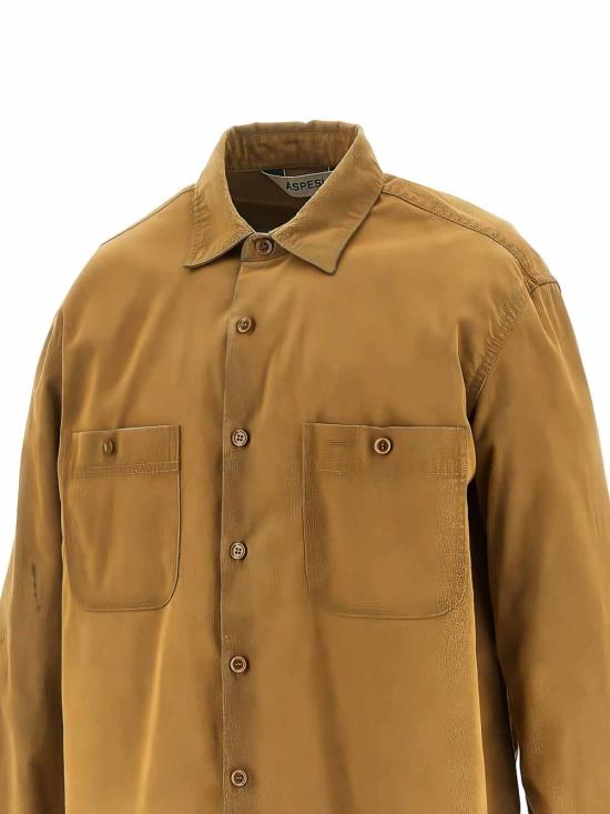 26SS 아스페시 긴팔 셔츠 AEC1D00910236 Brown - ASPESI
