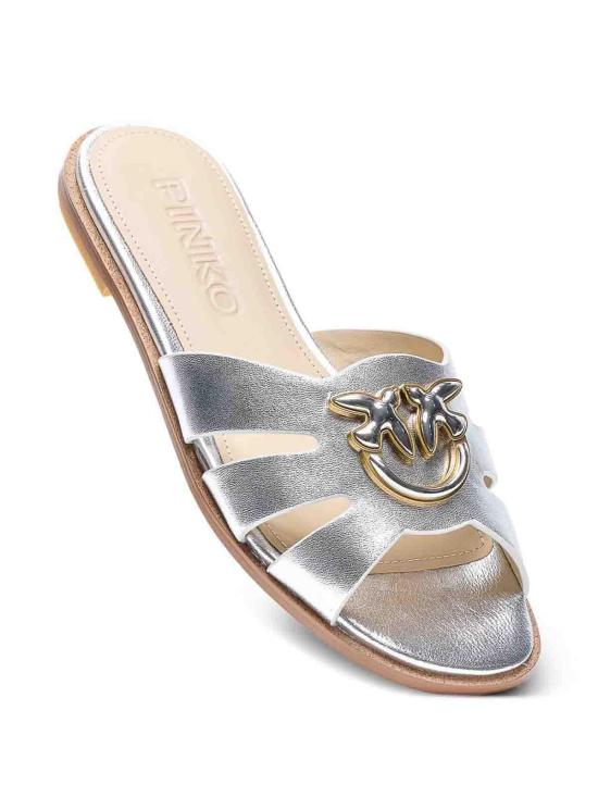 26SS 핑코 뮬/슬리퍼 SD0463P049ZZFMILLY04 Silver - PINKO