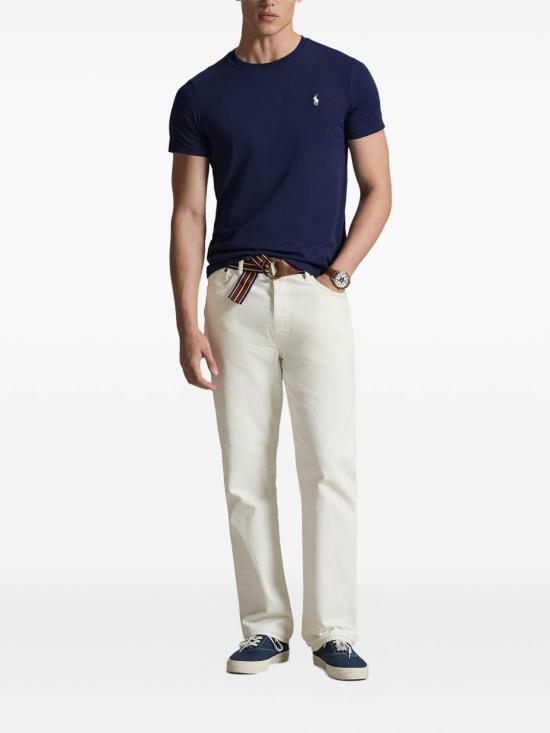 26SS 폴로 랄프로렌 포니로고 자수 반팔 티셔츠 710671438525 Blue - POLO RALPH LAUREN