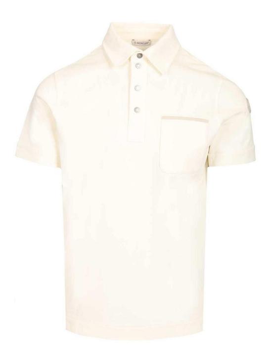 26SS 몽클레어 폴로 티셔츠 L10918A0002989BEC050 White