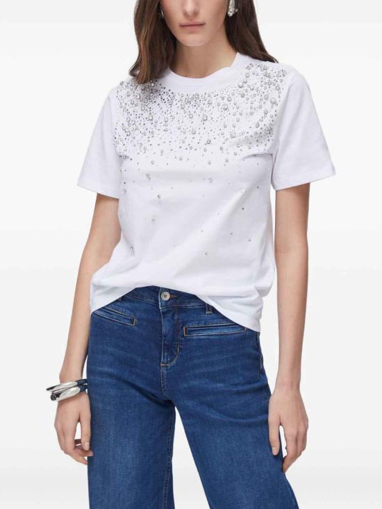26SS 리우조 반팔 티셔츠 CA6193J386811111 White - LIU JO