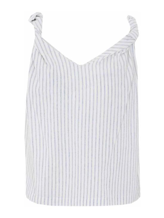 26SS 엘레 민소매 티셔츠 0013PANNA White