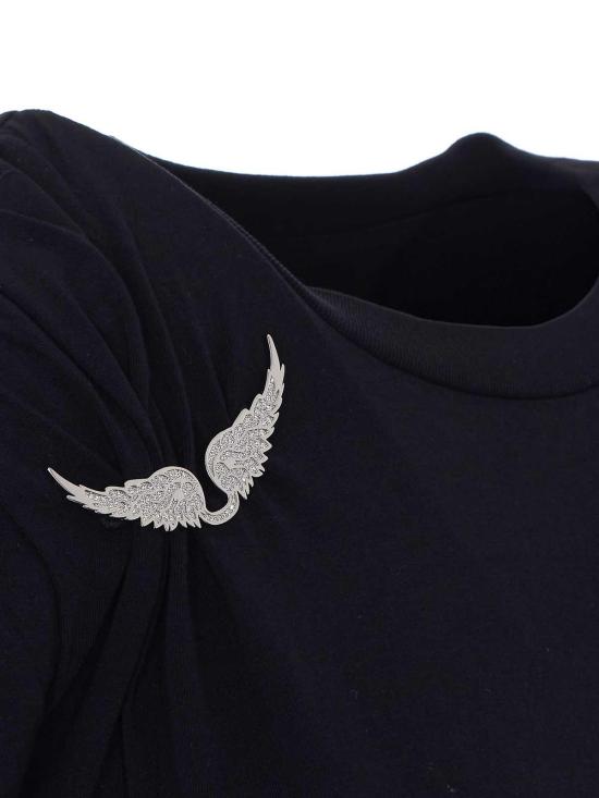 26SS 자딕앤볼테르 반팔 티셔츠 JWTS02871011 Black - ZADIG & VOLTAIRE
