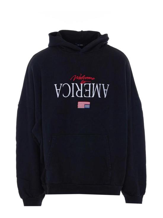26SS 윌리 차바리아 후드 티셔츠 WCJSY0241001 Black