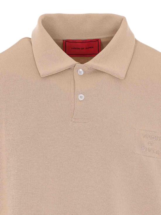 26SS 비전오브슈퍼 폴로 티셔츠 VS078POSAND Beige - VISION OF SUPER