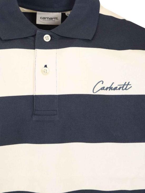 26SS 칼하트 WIP 숏슬리브 델레이 폴로 델레이 스트라이프 I0361873LEXX Multicolour - CARHARTT