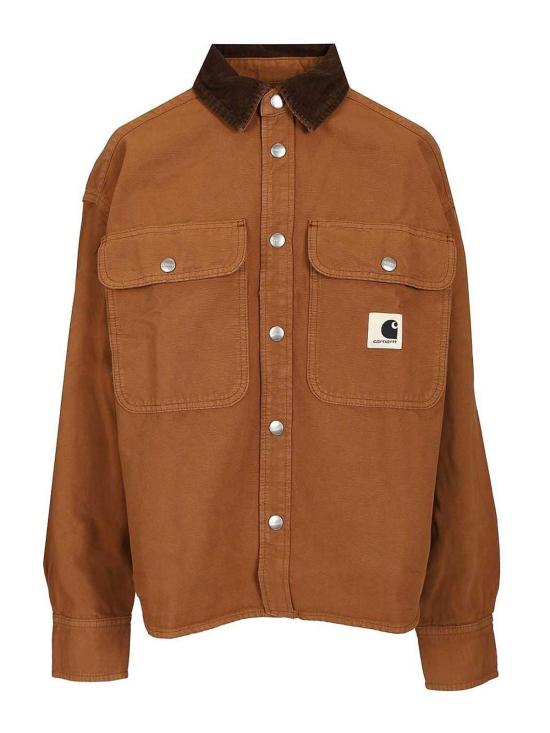26SS 칼하트 WIP 프레스콧 셔츠 I03651300SGD Brown