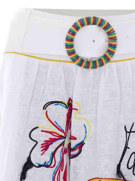 26SS 팜 리오 롱 스커트 35372926096 White - FARM RIO