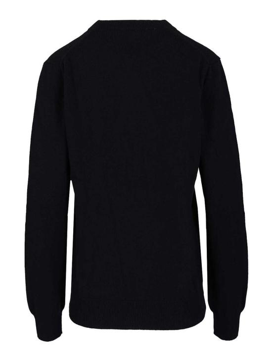 26SS 꼼데가르송 플레이 레드 하트 브이넥 스웨터 AXN0020512 Blue - COMME DES GARCONS