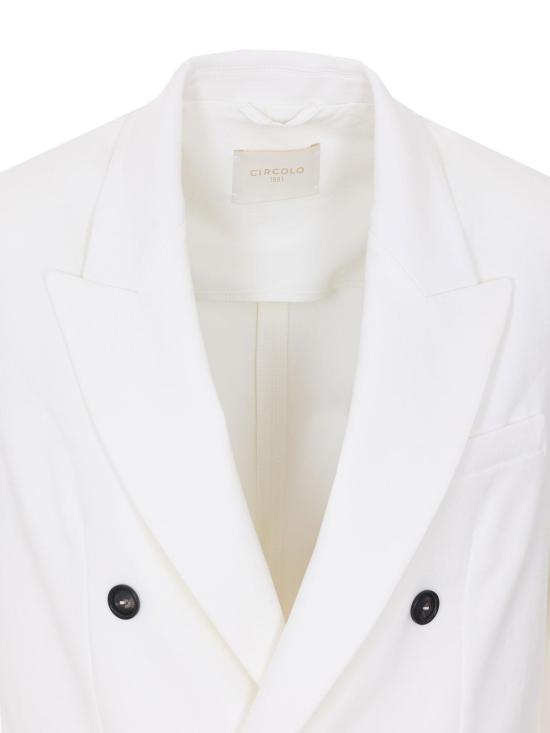 26SS 치르콜로1901 수트 자켓 FD38221218 White - CIRCOLO 1901