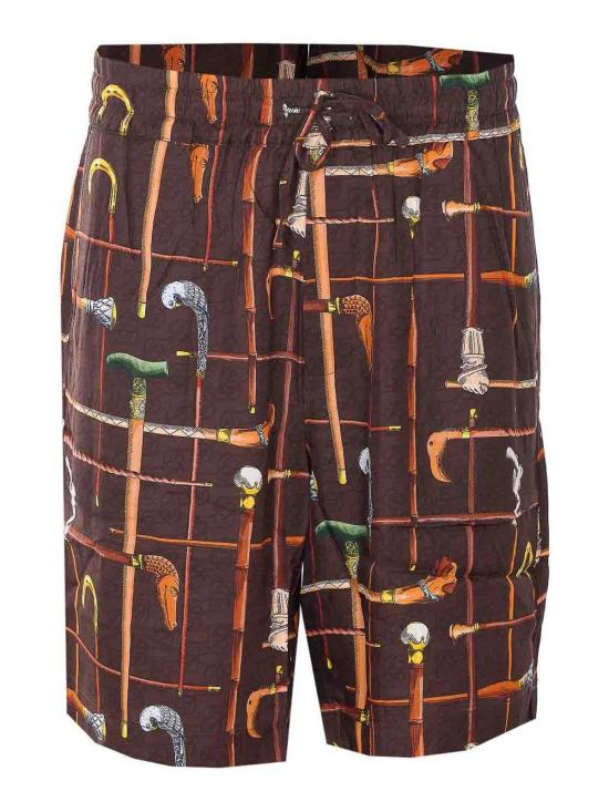 26SS 드롤드무슈 숏팬츠 BS158VI033BN Brown