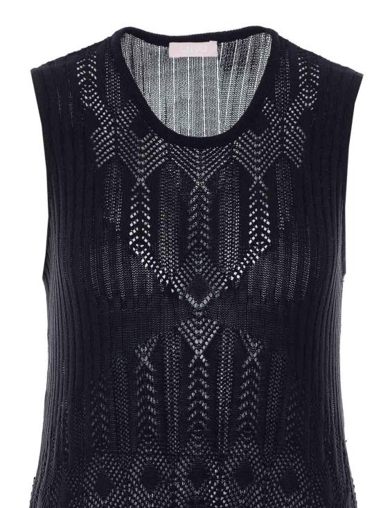 26SS 리우조 롱 원피스 WA6328MS00722222 Black - LIU JO