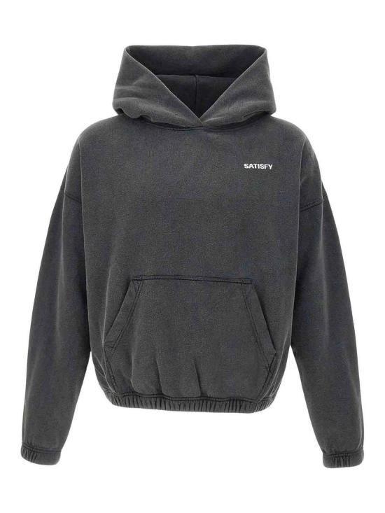 26FW 새티스파이 소프트셀 후드 티셔츠 1104600A02 Black