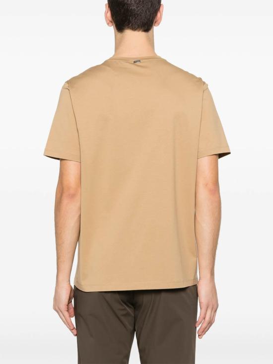 26SS 에르노 슈퍼파인 코튼 스트레치 티셔츠 JG000174U520032000 Brown - HERNO