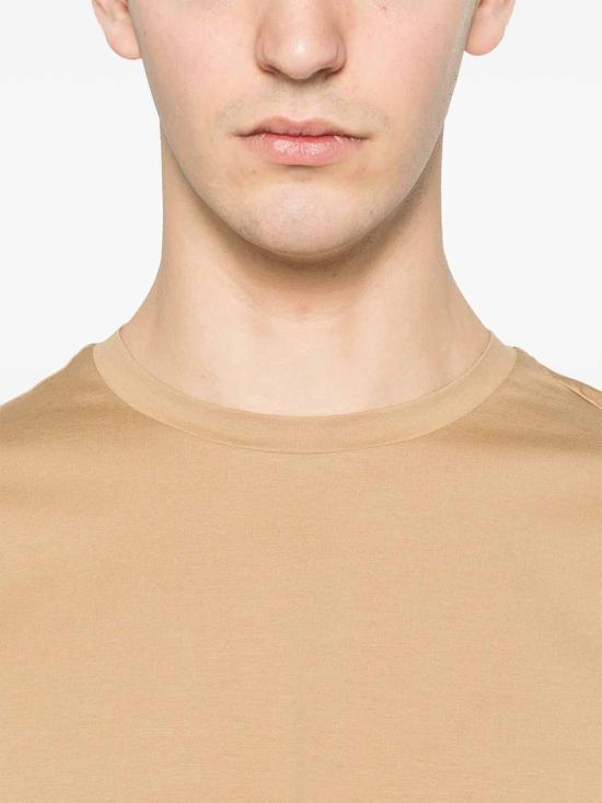 26SS 에르노 슈퍼파인 코튼 스트레치 티셔츠 JG000174U520032000 Brown - HERNO