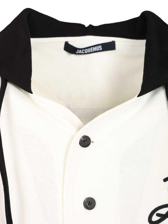 26SS 자크뮈스 긴팔 티셔츠 26ETSM00602AJ00226010 White - JACQUEMUS