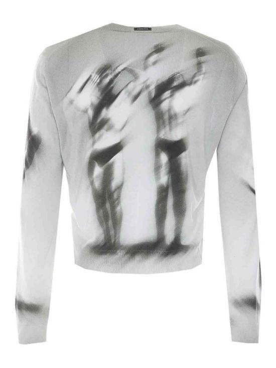 26SS 베르사체 가디건 10243261A178655E760 Grey - VERSACE