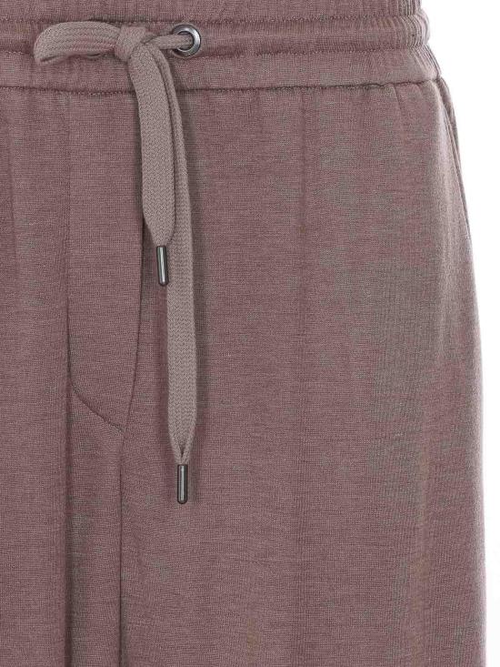 26SS 브루넬로 쿠치넬리 트레이닝/조거 팬츠 MD828SM689C9141 Purple - BRUNELLO CUCINELLI