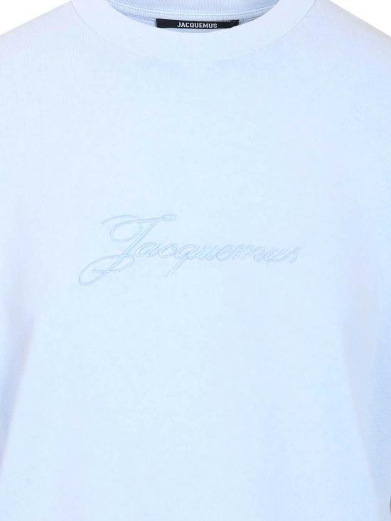 26SS 자크뮈스 반팔 티셔츠 26ETSM00631AJ00045330 Blue - JACQUEMUS