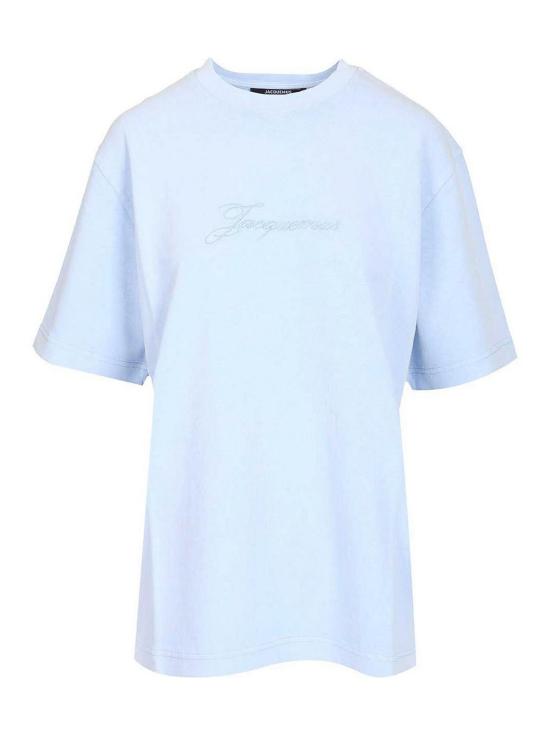 26SS 자크뮈스 반팔 티셔츠 26ETSM00631AJ00045330 Blue