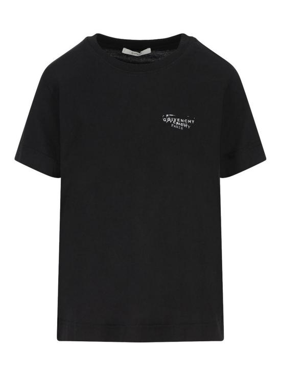 26SS 지방시 반팔 티셔츠 BW70FJP7A7001BLACK Black