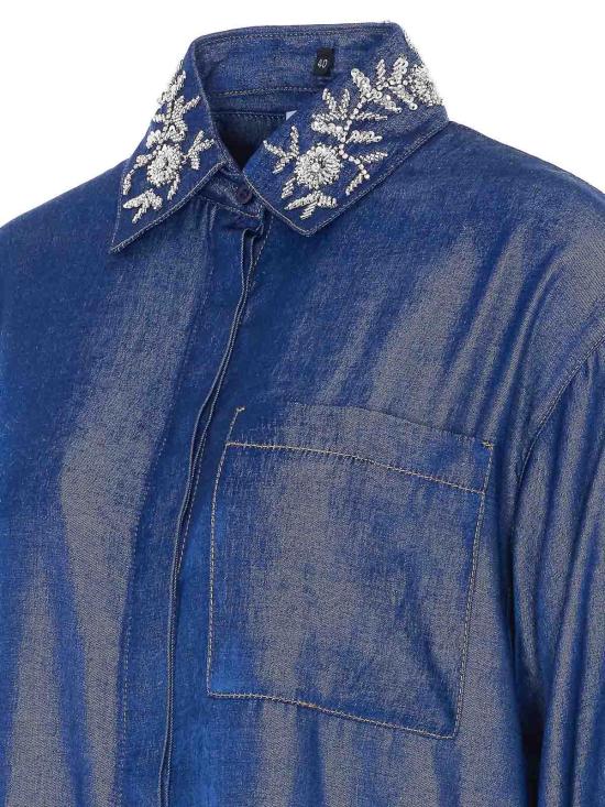 26SS 리우조 블라우스 UA6274D489477000 Blue - LIU JO