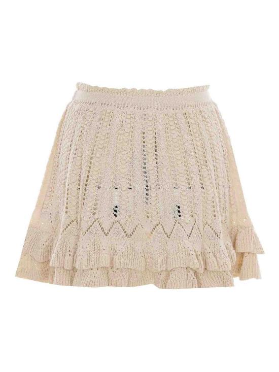 26SS 이자벨마랑에뚜왈 숏 스커트 JU0473FAD1L04E23EC Beige - ISABEL MARANT ETOILE