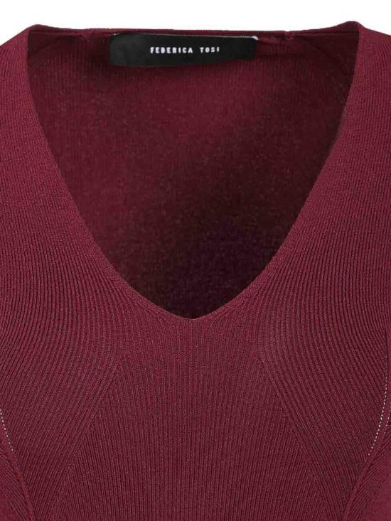 26SS 페데리카 토시 롱 원피스 4230545118 Dark Red - FEDERICA TOSI