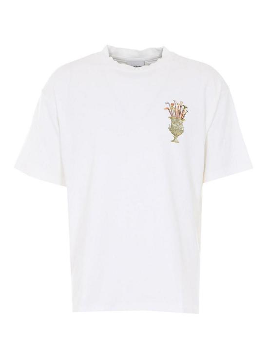 26SS 드롤드무슈 반팔 티셔츠 TS313CO002OW White