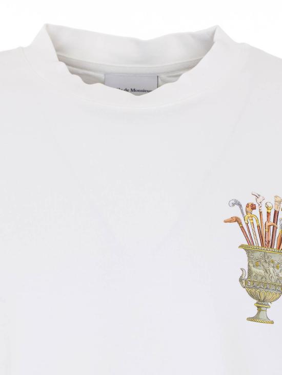 26SS 드롤드무슈 반팔 티셔츠 TS313CO002OW White - DROLE DE MONSIEUR