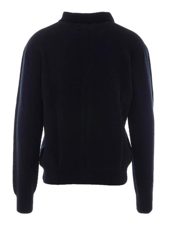 26SS 하울린 가디건 SLIPPERYKNITBLACK Black - HOWLIN