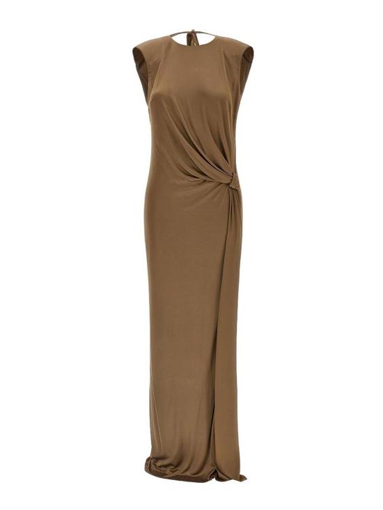 26SS 엘리자베타프랜치 롱 원피스 ABR2461E2229ARGILLA Brown