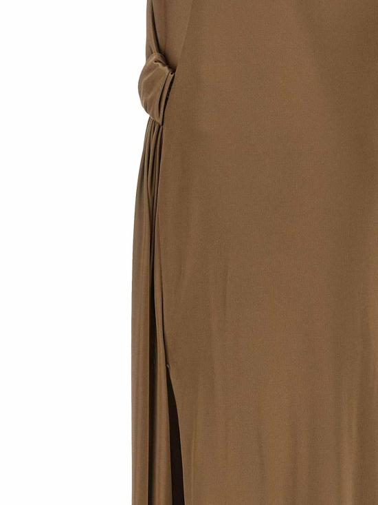 26SS 엘리자베타프랜치 롱 원피스 ABR2461E2229ARGILLA Brown - ELISABETTA FRANCHI