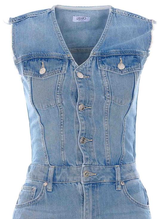 26SS 리우조 데님 원피스 UA6123D030979021 Blue - LIU JO
