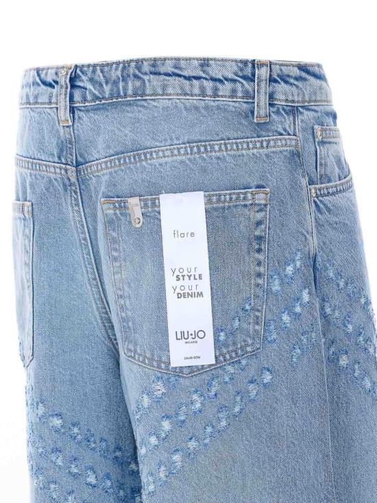 26SS 리우조 플레어 팬츠 UA6195D031679020 Blue - LIU JO