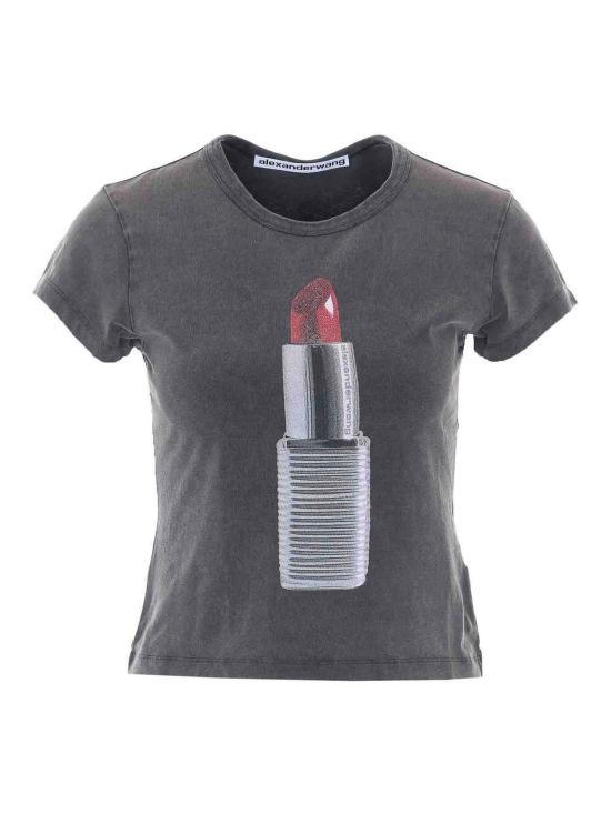 26SS 알렉산더 왕 반팔 티셔츠 1CC2261295011 Grey