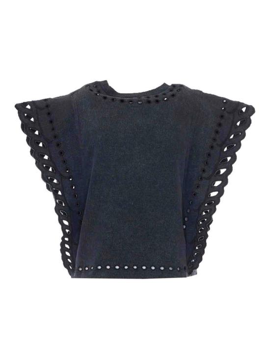 26SS 이자벨마랑에뚜왈 반팔 티셔츠 TS0298FAD1N08E02FK Black - ISABEL MARANT ETOILE