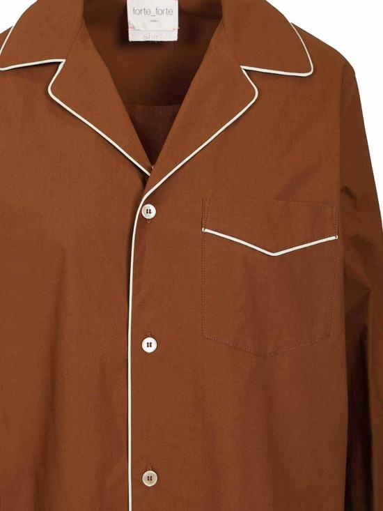26SS 포르테포르테 셔츠 14832F49M1508 Brown - FORTE FORTE