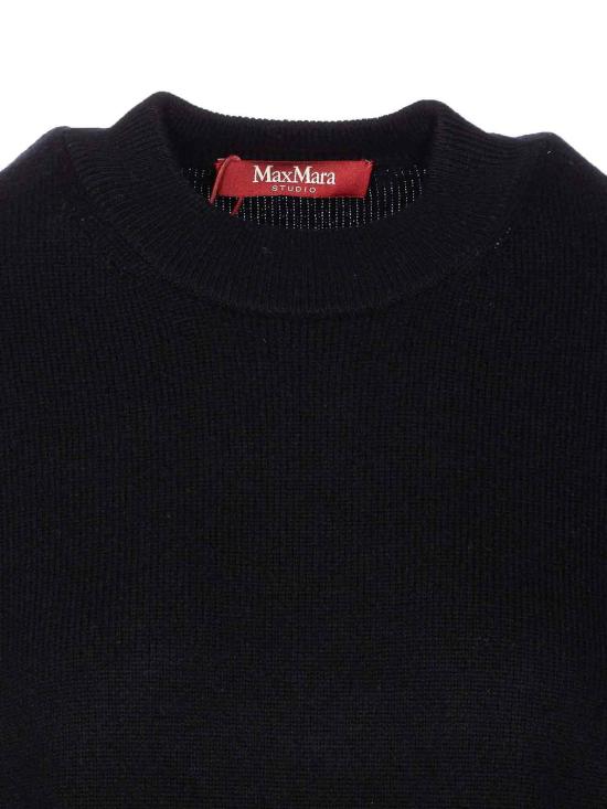 26FW 막스마라 스튜디오 긴팔 티셔츠 2526366102600009 Black - MAX MARA STUDIO