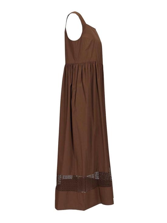 26SS 위켄드막스마라 미디 원피스 261522108260003E15 Brown - WEEKEND MAX MARA