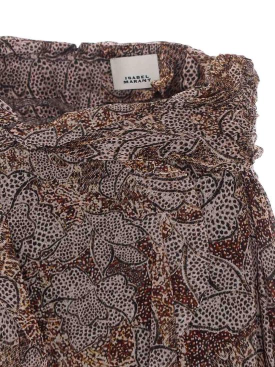 26SS 이자벨마랑 미디 스커트 JU0546FAD2J07I10OE Brown - ISABEL MARANT