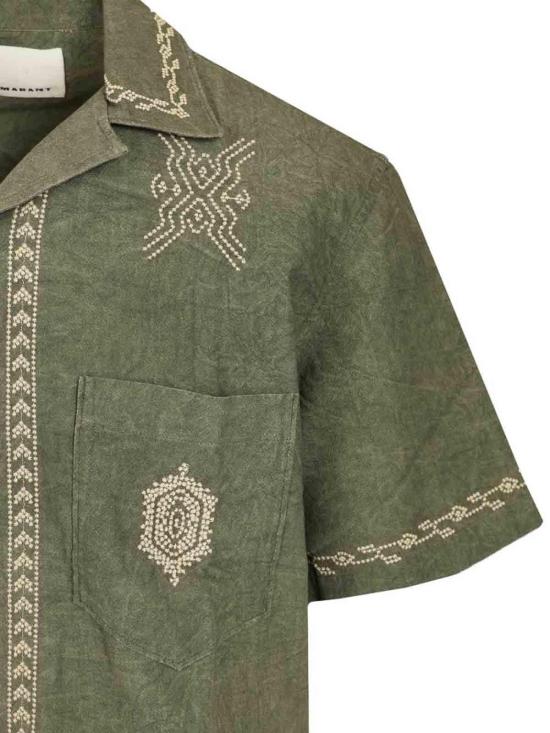 26SS 이자벨마랑 반팔 셔츠 26PCH0311HAD1I11H67LK Green - ISABEL MARANT