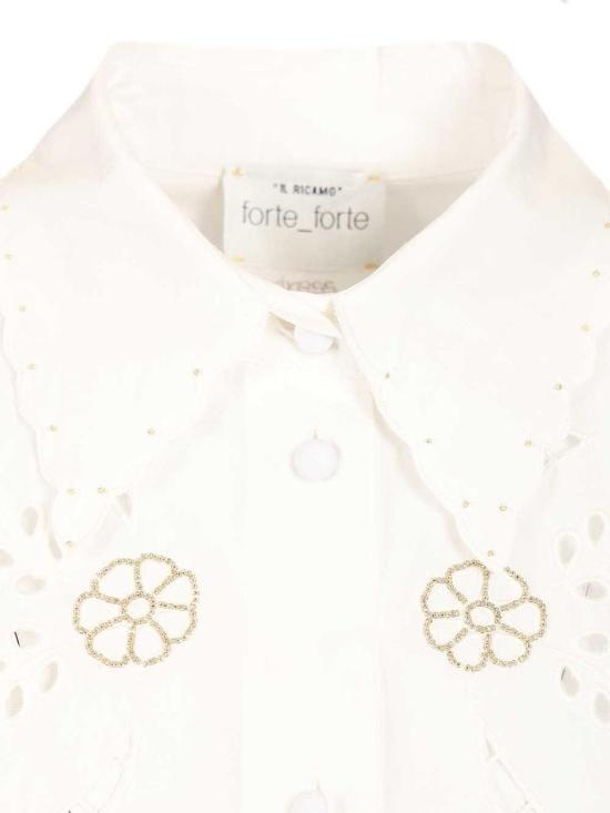 26SS 포르테포르테 블라우스 14847F49M0019 White - FORTE FORTE
