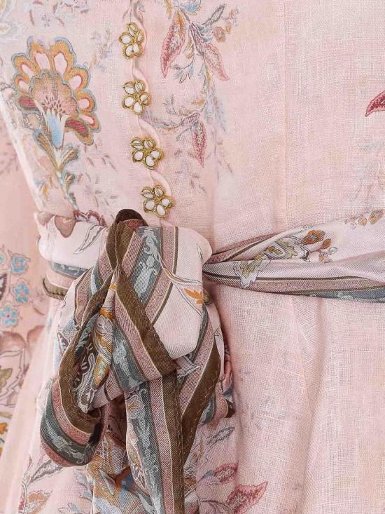 26SS 짐머만 미디 원피스 9142DS262PKP Nude Neutrals - ZIMMERMANN