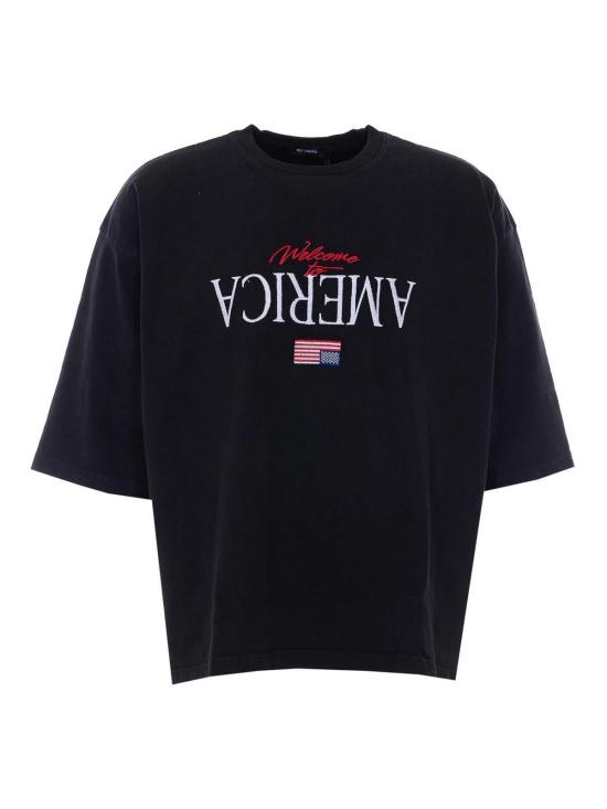 26SS 윌리 차바리아 반팔 티셔츠 WCJSY0220001 Black