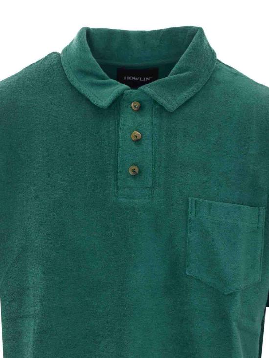26SS 하울린 미스터 판타지 테리 칼라 티셔츠 MRFANTASYDESERTGREEN Green - HOWLIN