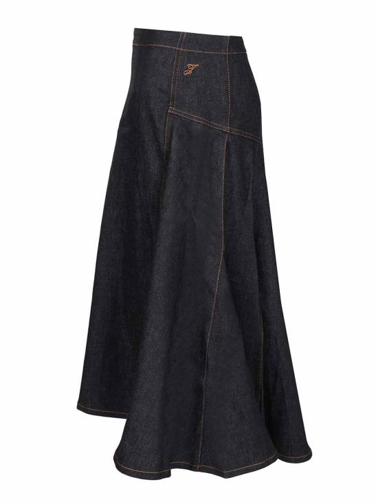 26SS 자크뮈스 미디 스커트 26ESKW00654AD00041390 Blue - JACQUEMUS