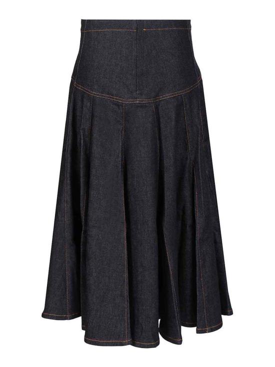 26SS 자크뮈스 미디 스커트 26ESKW00654AD00041390 Blue - JACQUEMUS